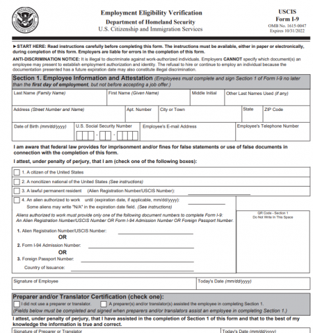 Employers Must Use New I-9 Form by May 1 - GDI Insurance Agency, Inc.